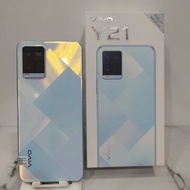 Vivo Y21 464Gb Handphone Second Seken Bekas Fullset Batangan Original