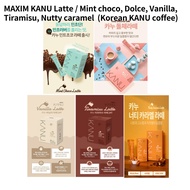 MAXIM KANU Latte / Mint choco, Dolce, Vanilla, Tiramisu, Nutty caramel  (Korean KANU coffee)