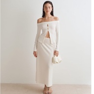 ADELE SKIRT Flattering Long Straight SKIRT | NYA DAILY (SS24-SK001)