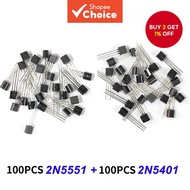 Transistor Electronic Components 2N5551 2N5401