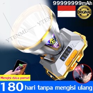 【Tidak perlu biaya untuk tidak menyala】Senter cas kepala Senter led super terang jarak jauh 50000m 9