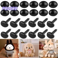 MAYSHOW 100pcs/bag Safety Oval Nose 4X5MM/5X7MM Mini DIY Plastic Animals Noses Accessories