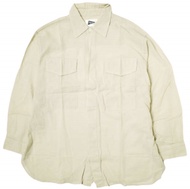 Pilgrim Surf+Supply 2023春夏系列 Celeste 薄紗襯衫，日本製造，薄紗軍裝襯衫，貨號：37-11-0258-594，自然BEAMS，長袖上衣。二手。 [Pilgrim Su