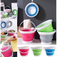 Ember Lipat Water Bucket 10L Foldable Collapsible Baskom Ember Lipat Silikon