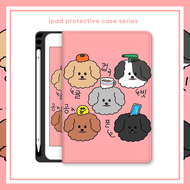 Case for Ipad 10th 9th 8th 7th 6th 5th Gen Cover with Pencil Holder Cartoon Cute Ipad Mini 6 Air 5 4 3 2 1 Case Ipad 10.9 10.2 Pro 12.9 11 10.5 9.7 Inch Cases