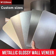 5-Wallboard Metal Wood Decorative Panels Bamboo Charcoal Wood Integrated Wallboard Fiberboard Decoration Wall Panel Carbon Golden Plate Carbon Crystal Plate Mirror Board