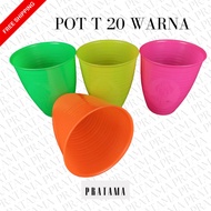Flower Pot Plastic Pot/ Tall Pot/ 20 COLORS