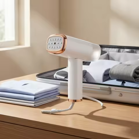 Foldable Garment Steamer 1000W Handheld Garment Steamer Appliance Compact Lightweight for Travelers,