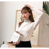 C4 - Size M - 2XL Female Long Sleeved T-shirt ~ Baju Tshirt Lengan Panjang Perempuan Murah Korean Viral