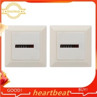 [Hot-Sale] Hourmeter Gauge Square Electronic Hermetic Counter Digital 0-99999.9 Hour Meter