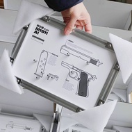 Metal M1911 Model Alloy Artwork Frame Assembleable Decorative Tabletop Gift for Mens Birthday Handma