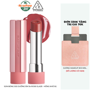 Son Bóng 3CE Dưỡng Ẩm 34 Rose Glaze - Hồng Khô 5g