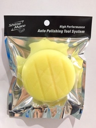 [ส่งฟรี!!] 3 นิ้ว SHINE MATE ฟองน้ำขัดเคลือบสีรถ รุ่น Diamond Cross สีเหลือง