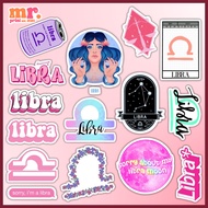 15 PCS| LIBRA STICKERS ASTROLOGY WATERPROOF STICKERS FOR LAPTOP LUGGAGE AQUAFLASK TUMBLER