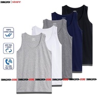 Áo Ba Lỗ Nam Premium Cotton Mền Mịn Co Giản Thấm Hút Tốt -tannguyen shop