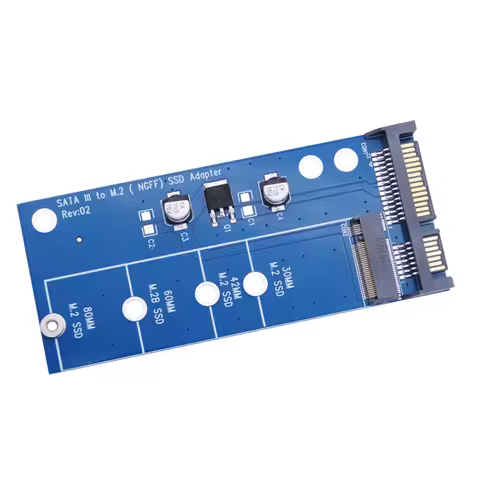 M.2 SSD Adapter B Key M2 SATA Riser SATA3 6G Card M2 To SATA Adapter 2.5 Inch SSD Adapter Card Suppo