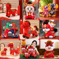 Year of the Horse Mascot New Year Gift Horse Doll Zodiac Horse Doll Plush Toy Mascot Horse Doll