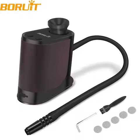 BORUiT BQ500 New Portable Food Cold Smoke Generator Type-C Rechargeable Molecular Cuisine Smoking Gu