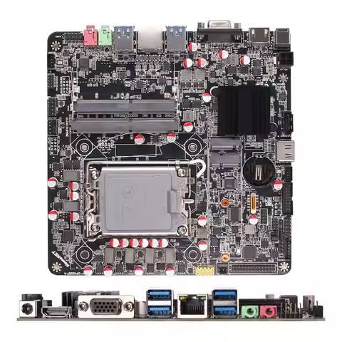 SZKIOSK B660 Mini itx Motherboard lga1700 itx Support 12th 13th DDR4 3200mhz Motherboard ITX RAM Min