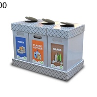 large capacity ✹Recycle Bin Waste Separation Trash Bin Stylish -RB02S☀