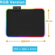 RECCI Gaming Mouse Pad Computer Mousepad RGB Large Mouse Pad Gamer XXL Mouse Carpet Big Mause Pad PC