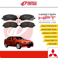 REMSA Front Brake Pads (1 set) - Compatible with Mitsubishi Lancer CS3A 1.6,2.0,ASX GA2W,Grandis N84
