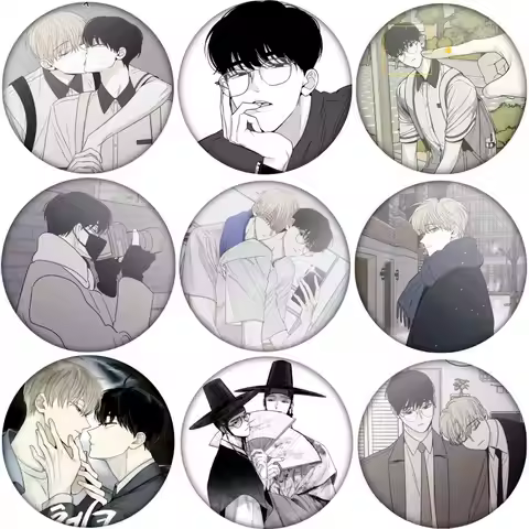 Korean BL Manhwa Checkmate Cosplay Badge Anime Brooch Pin Accessories For Clothes Backpack Decoratio