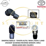 TOYOTA ALTIS / WISH / RAV4 / LAND CRUISER '18 DENSO REVERSE SENSOR ( ORG ) 89341-12100-1D4 ( SILVER 