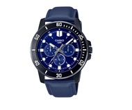 นาฬิกาข้อมือ Casio รุ่น MTP-VD300BL-1E / MTP-VD300BL-2E / MTP-VD300BL-5E นาฬิกา นาฬิกาผู้ชาย สายหนัง กันน้ำ ของใหม่ของแท้100% ประกันศูนย์เซ็นทรัลCM