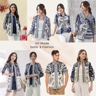 KEMEJA Couple Batik - HT NAVY - MEN'S SHIRT - BATIK OUTER - BATIK BLOUSE - 252 HT - 242HT - 241HT - 