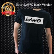 (BESTBUY)  LAWO Tshirt Black Version (Design 1) cotton shirt