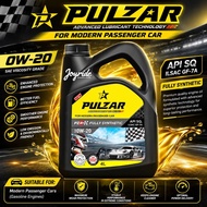 PULZAR FULLY SYNTHETIC ENGINE OIL (0W-20/5W-30/5W-40) PETROL CARS 4L+1L PACK (ULTRA-CLEANING & PERFO