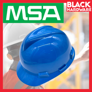 Black Hardware MSA V-Gard  Topi Keselamatan Safety Protective PPE Impact Ratchet Adjustable Helmet H