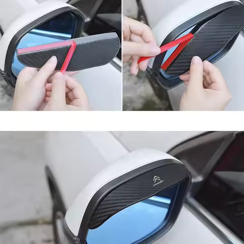 Waterproof Rearview Mirror Rain Cover for Car Mirror Cap For Citroen C1 C3 C4 C5 C6 2CV VTS Picasso 