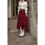 KATUN Tq88indonesia Fashion ROK BALLEROSE Cotton Korean Style Trendy Long Skirt/