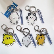 LESSERAFIM < FIMCLUB > Acrylic Cheer Light Keychain Pendant Blazing Sakura Merchandise