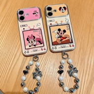 Novel -iPhone 18/17PROMAX Case iPhone 13PRO 16PRO 15PRO 14PLUS 12 11 Disney Couple Husband Strap-CHX