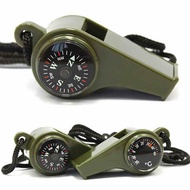 3-in-1 Survival Whistle Compass and Lightweight multipurpose whistle
