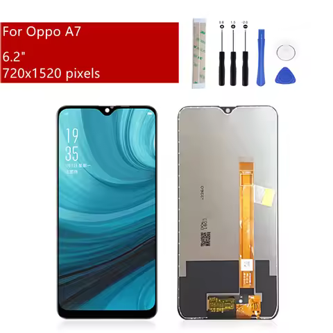 For OPPO A7 Display touch screen digitizer assembly For Oppo AX7 screen replacement repair parts
