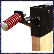 (F  Z)AR500 Steel Post Target Hanger Stand Base Adjustable Height Conversion Adapter for Gong Target