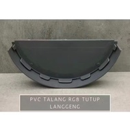 Oval Water Gutter Cover 8Pcs 8 Inch Half Circle RG 8