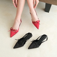 PAISE - Cami Heels | Women's Heels | Ribbon Heels | Kitten Heels