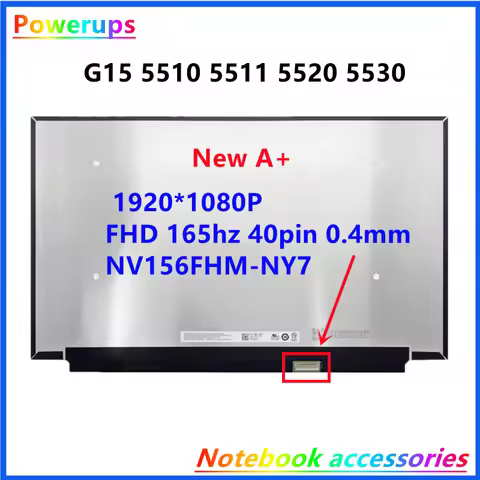 New A+ Laptop LCD/LED Screen/Display For Dell G15 5510 5511 5515 5520 5525 5530 B156HAN12.1 NV156FHM