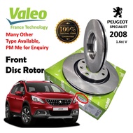 Peugeot 2008 VTi All Type Model Front Brake Disc Rotor Valeo