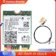 In stock-AX201 AX201NGW WiFi Card with 2XAntenna M.2 CNVio2 2.4 Ghz/5Ghz WiFi 6 3000Mbps Bluetooth 5