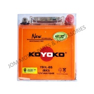 KOYOKO YB3L-BS NANOGEL Motorcycle Battery Bateri Motor YAMAHA Y110/Y125Z/RXZ
