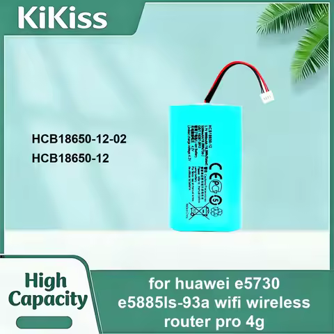 Wireless Router Battery For Huawei E5730 e5885ls-93A Wifi Wireless Router Pro 4G HCB18650-12-02 HCB1