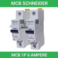 MCB 1P 6A IC60N A9F74106 SCHNEIDER ACTI9 mcb Schneider 1p 6a