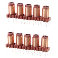 10pcs 26T 2.1uh-6.3uH Adjustable High-Frequency Ferrite Core Inductor-bcco889