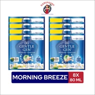 Paket Murah Deterjen Cair Gentle Gen Morning Breeze Sachet 80 ml x8
